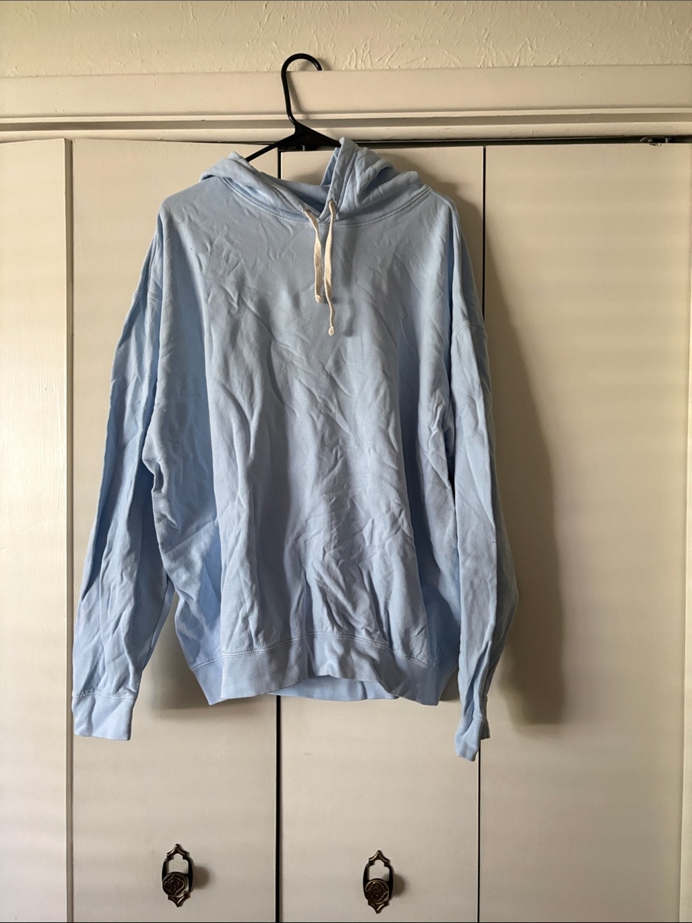 Light Blue Comfort Colors Hoodie Sweatshirt